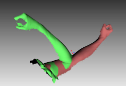 関節の曲がり状態 1