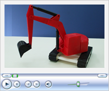 ショベルカーのムービー