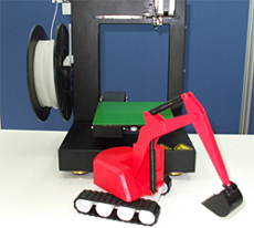 ショベルカーの3Dモデル