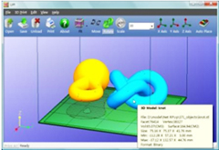 UP Plus2 3Dプリンタ用ソフトウエア イメージ1
