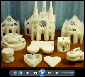 造形サンプルのビデオ2